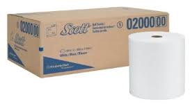 8&quot;x950&#39; Scott Hard Roll
Towel, White, 6RL/CS