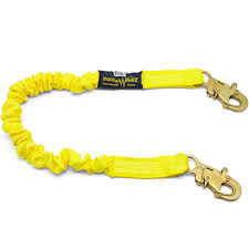 DBI/SALA, ShockWave2, 6-Foot
Shock Absorbing Lanyard,
Tubular Web, Snap Hook At
Ends, Yellow