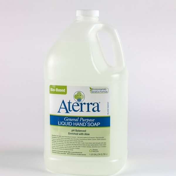 1-Gallon Liquid Aterra Hand
Soap Sold Per Each 4/CS