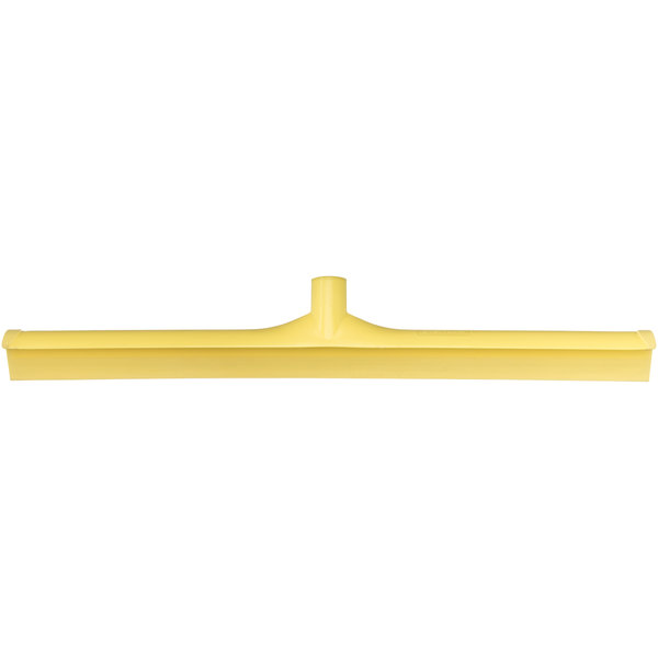 Sparta Spectrum 24&quot; Yellow 
Single Blade Rubber Squeegee 
with Plastic Frame