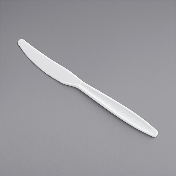 WHITE H-WEIGHT KNIFE (PP) 1000/CASE