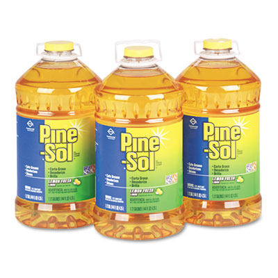 PINE-SOL, LEMON FRESH,  3 BTL
144OZ/CS, SOLD PER EACH 
3CT/CASE