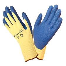 Power-Cor, 10-Gauge, 100%
Kevlar Shell, Blue Crinkle
Finish Latex Palm Coating (L)