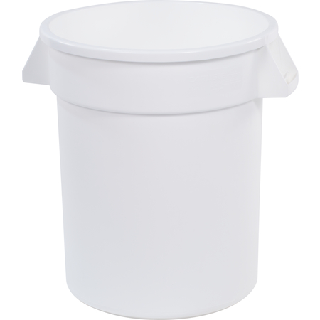 Bronco™ Round Waste Bin Food
Container 20 Gallon - WHITE