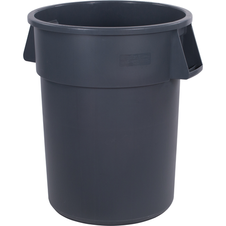 Bronco Round Waste Bin Trash
Container 55 Gallon - GRAY