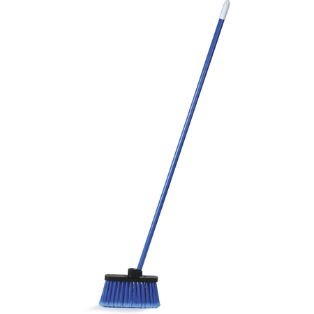 Duo-Sweep&#174; Light Industrial
Broom, Flagged - BLUE