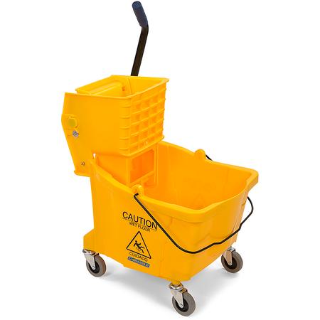 Flo-Pac Mop Bucket with Side
Press Wringer 35 Quart -
YELLOW