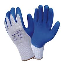 COR-GRIP™ PREMIUM, 10 GAUGE
,GRAY POLY/COTTON SHELL, BLUE
LATEX PALM COATING LARGE