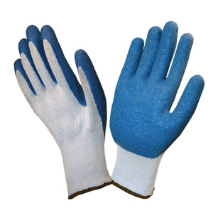 COR-GRIP III 10 GAUGE GRAY
POLY/COTTON SHELL, BLUE LATEX
PALM COATING