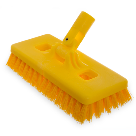 Swivel Scrub&#174; Floor Scrub
Brush With Stiff
Polypropylene Bristles 9&quot; -
YELLOW