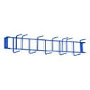 SANITATION RACK, BLUE 26&quot;,
(12) 2-1/2&quot; HOOKS, 26&quot;W x
6.5&quot;H x 4&quot;D