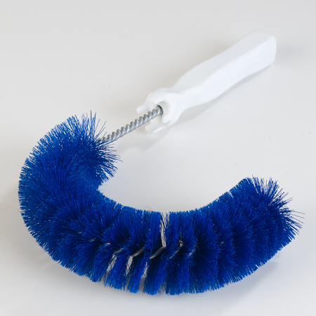 Sparta Clean-In-Place Hook Brush 11-1/2&quot; Long - BLUE