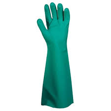 NITRILE GLOVE, PREMIUM GREEN,
UNLINED, 22 MIL 18&quot; (9/L)