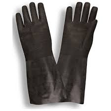 CHEM-COR™ BLACK SUPPORTED NEOPRENE, ROUGH FINISH,