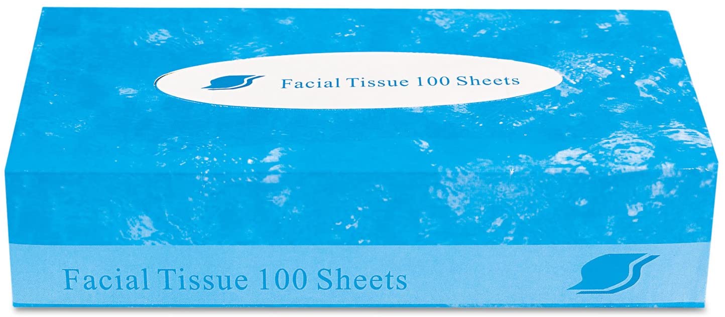 Boxed Facial Tissue, 2-Ply, 
White, 100 Sheets/Box 30/PK 
CASE