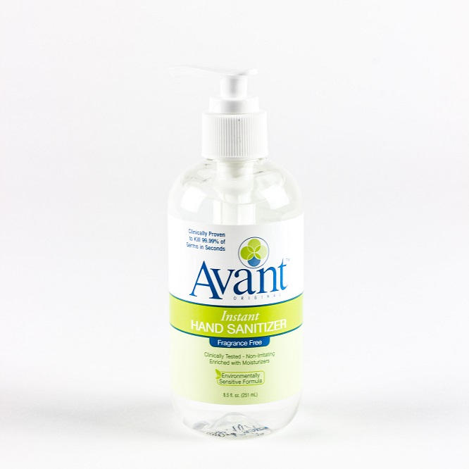 Avant, Hand Sanitizer, 8.5oz  Pump Bottle, Sold