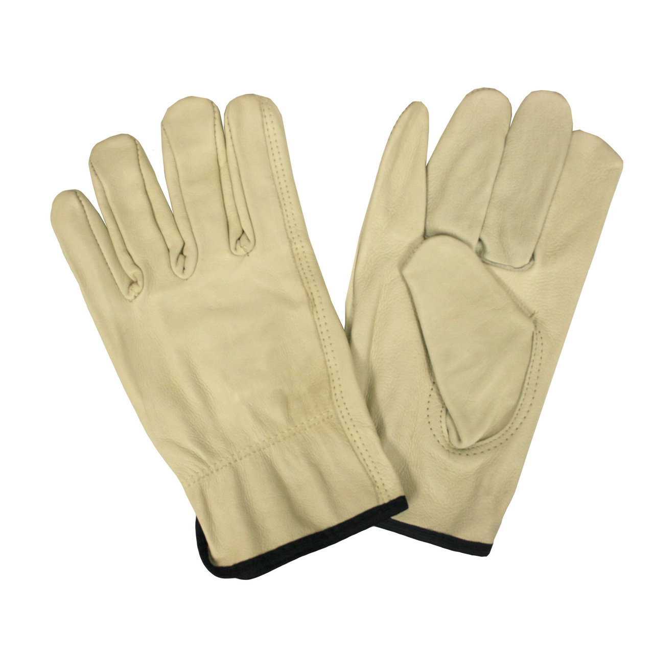 Standard Grain Cowhide
Driver, Unlined, Shirred
Elastic Back, Keystone Thumb,
Size L Sold Per Dozen