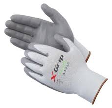 X-Grip, Cut Resistant, Gray Poly Palm Coated (L/9)