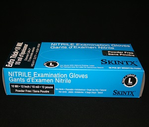 8 mil 12&quot; nitrile powder free
exam 50/box 10/BX case X-Large
