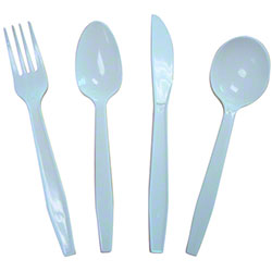WHITE H-WEIGHT SPOON (PP) 1000/CASE