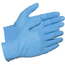 Nitrile, PF Blue Food Grade Glove, Textured, 5 Mil, (L)