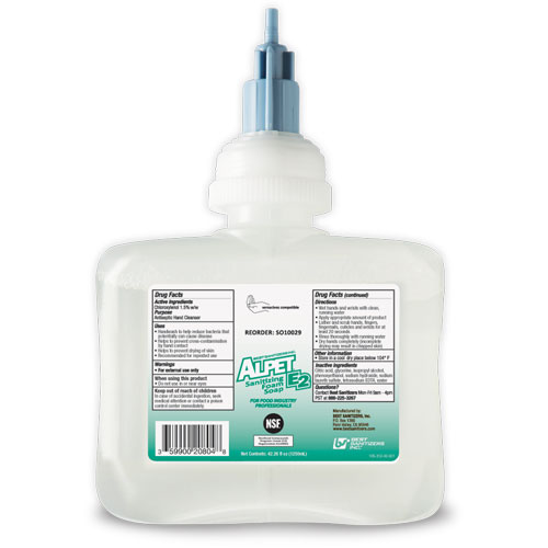 Alpet E2 Sanitizing Foam Soap 6x1.25 Liter Cartridges 