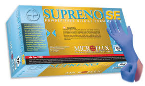 Microflex Supreno SE
Powder-Free Medical Grade
Nitrile Exam Gloves (S)
100/BX 10BX/CS