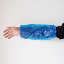 SLEEVES, POLYETHYLENE 18&quot;,
ELASTIC ON BOTH ENDS (HM),
BLUE 100/BAG, 20BAGS/CS, 
2000/CS