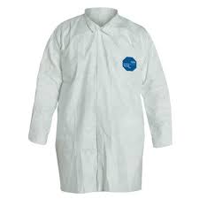 Dupont, Tyvek Lab Coats, No
Pockets, SIZE (2XL) 30/CS