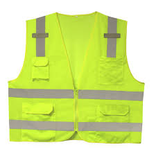 CLASS 2 SAFETY VEST, LIME,
SOLID FRONT, MESH BACK, (XL) 
24/CS