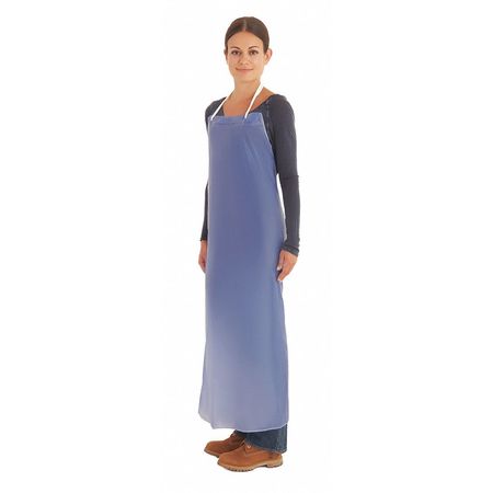 APRON, VINYL RAW EDGE, BLUE 
35&quot;x45&quot;, 6/DZ CS, Sold 
Per Dozen