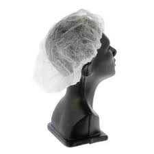 BOUFFANT CAP, SPUNBOND,
WHITE, 19&quot; 1000/CS