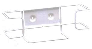 Glove Box Holder, white metal wire, 2/BOX Sold Per Pair