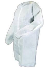 COVERALL, SMS, ELASTIC WRISTS &amp; ANKLES, ZIPPER CLOSURE,