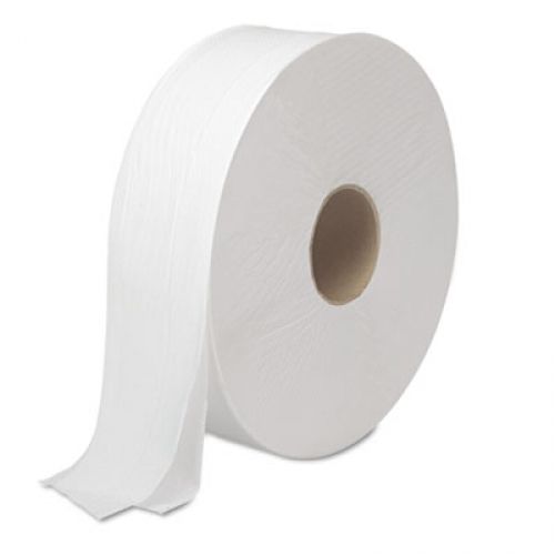 Toilet Tissue, JRT Jumbo Roll, 2-ply, White, 12RL/CS